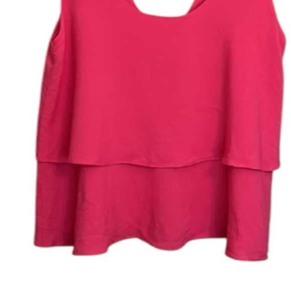 HD In Paris x Anthropologie Pink Tiered Crop Midi Tank Pink/Rose Size 0 - Picture 11 of 11